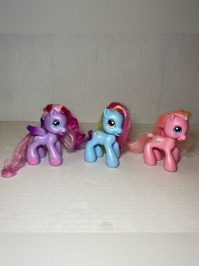 My Little Pony Rainbow Dash Pinkie Pie StarSong G3.5 2008 Mini Figure Lot